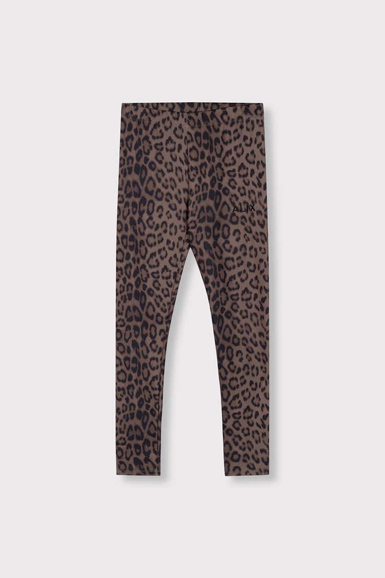 Alix The Label Ladies Knitted Leopard Legging Animal