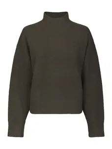 Neo Noir Paulina Knit Blouse Moss Green