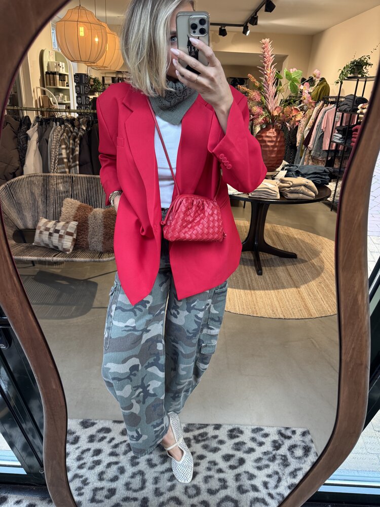 Just be Jolie Jasmiin Blazer Red