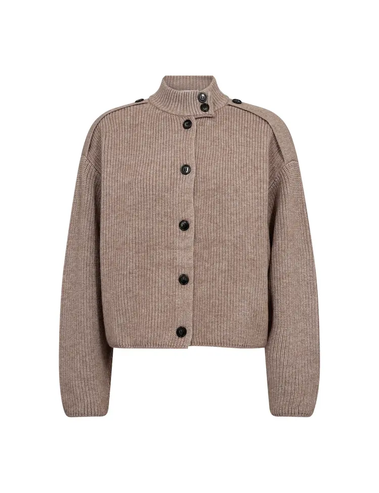 Co'Couture RowCC Ultility Cardigan Mink