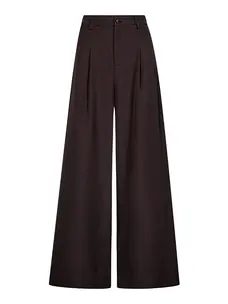Co'Couture LunaCC Pleat Pant Bison