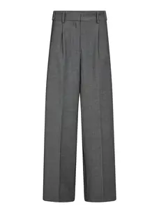 Co'Couture JackyCC Pleat Pant Mid Grey