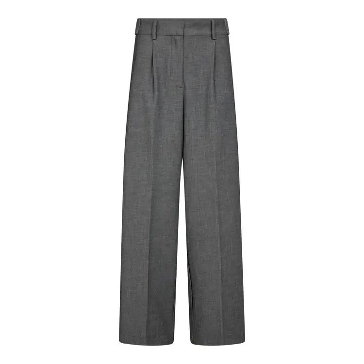 Co'Couture JackyCC Pleat Pant Mid Grey