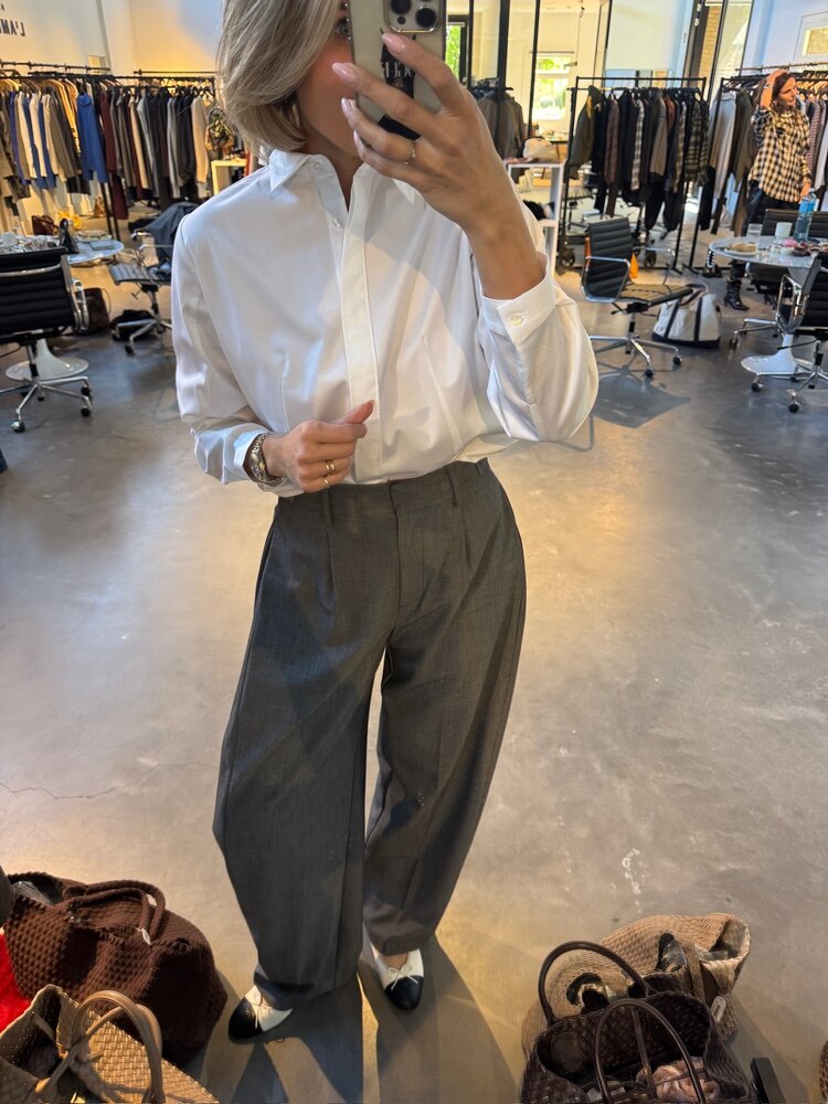 Co'Couture JackyCC Pleat Pant Mid Grey
