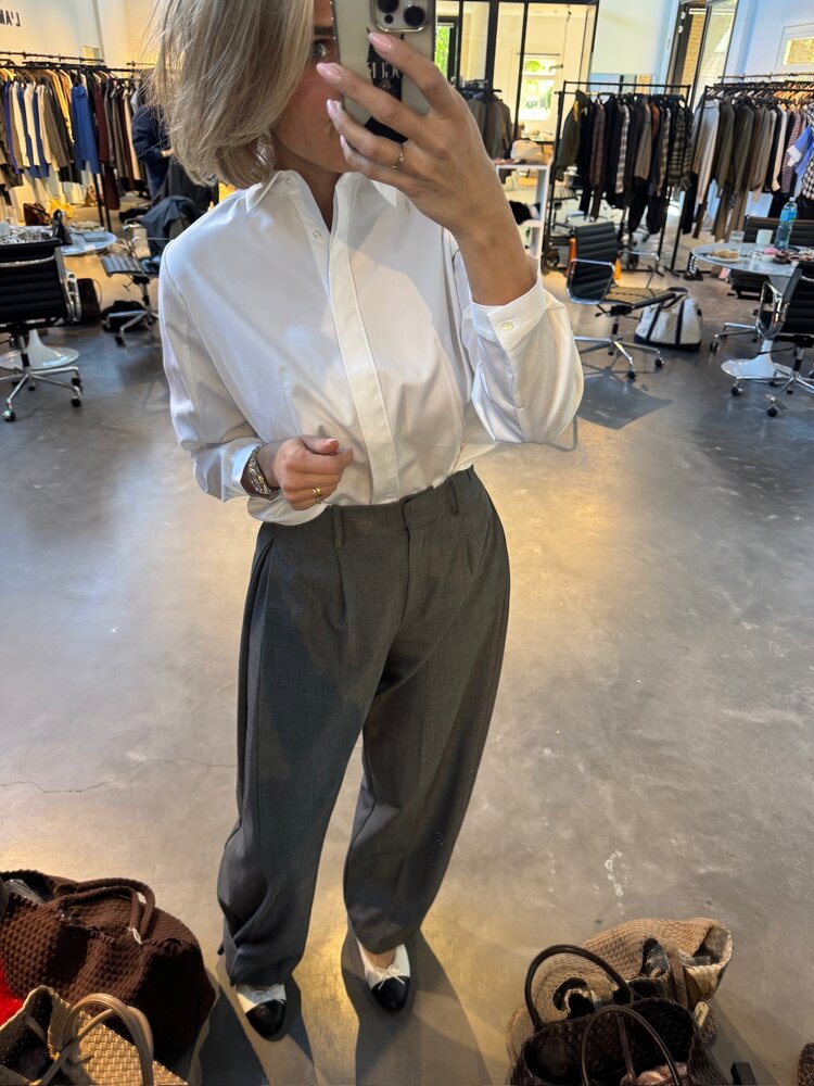 Co'Couture JackyCC Pleat Pant Mid Grey