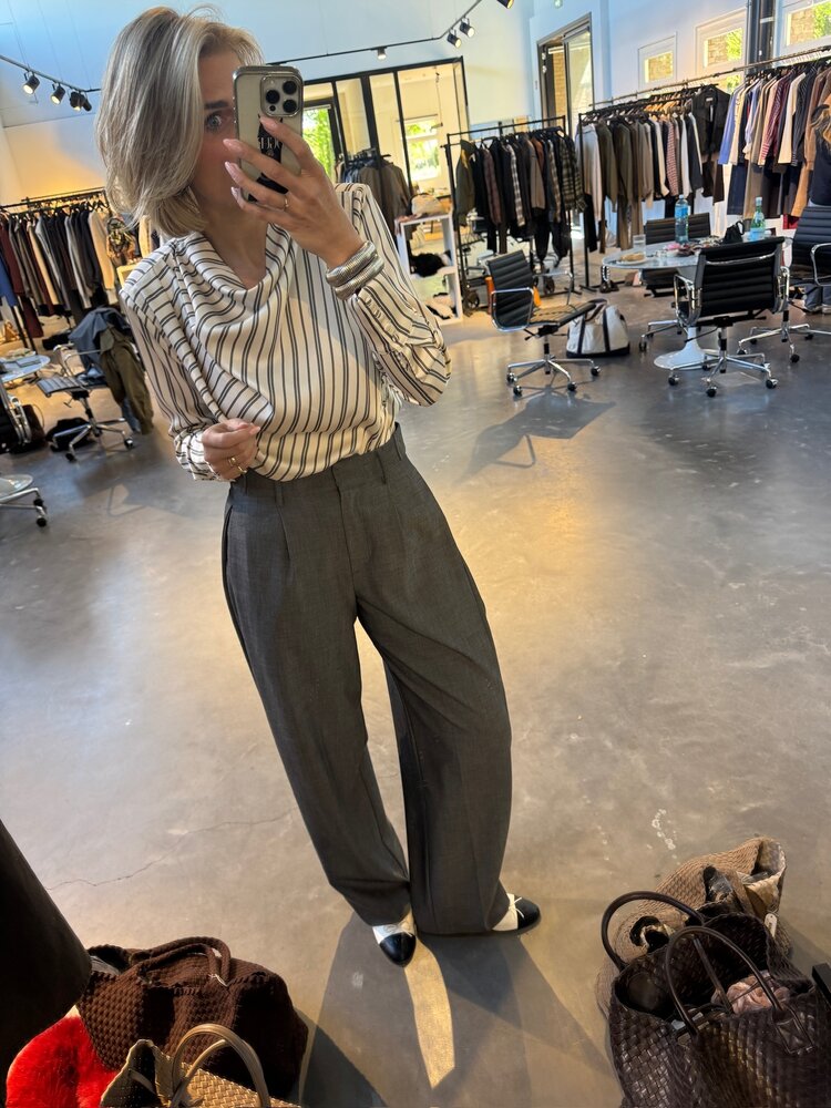 Co'Couture JackyCC Wide Pant Mid Grey