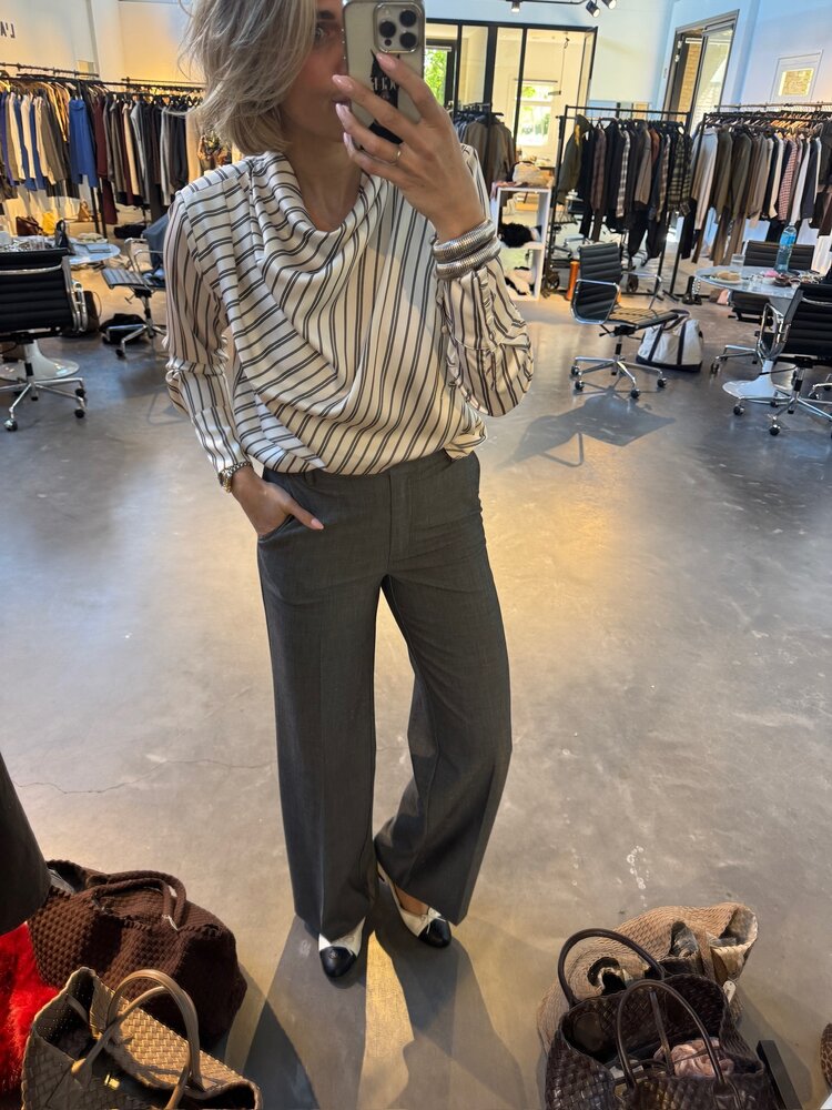 Co'Couture JackyCC Wide Pant Mid Grey