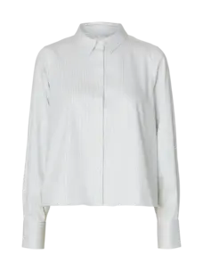Selected Femme Romie LS Relaxed Shirt Avocado Oil/Stripe