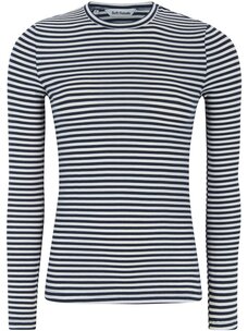 Soft Rebels Fenja Stripe O Neck Top Black