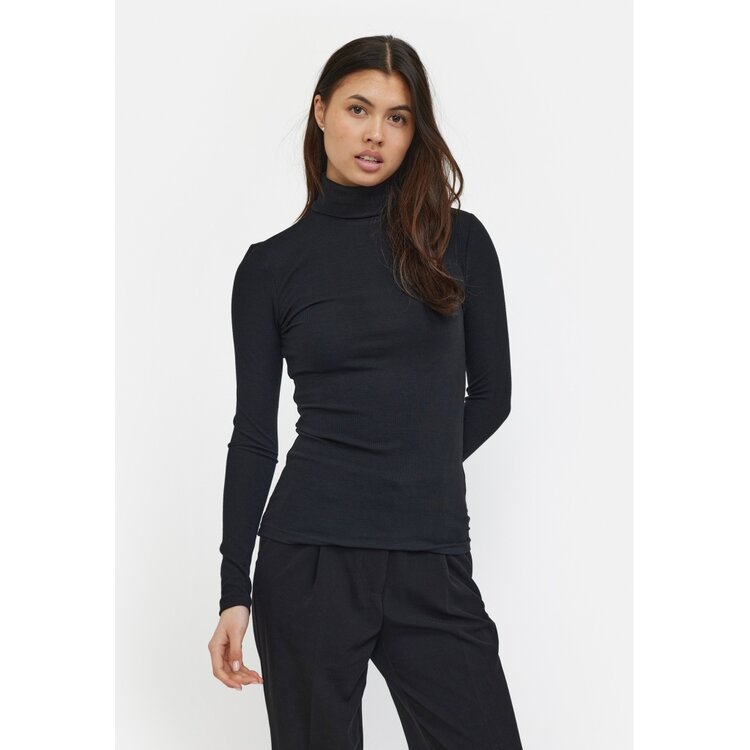 Soft Rebels Fenja Rollneck Top Black