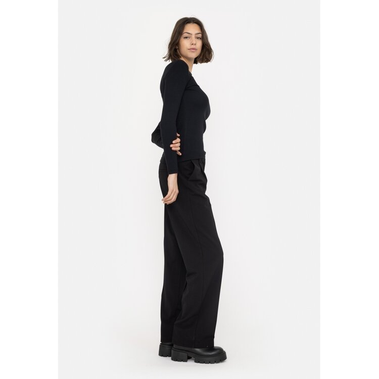 Soft Rebels Fenja O-Neck Top Black