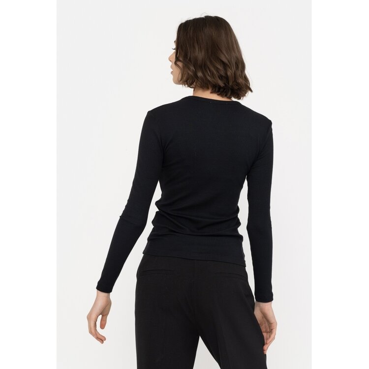 Soft Rebels Fenja O-Neck Top Black