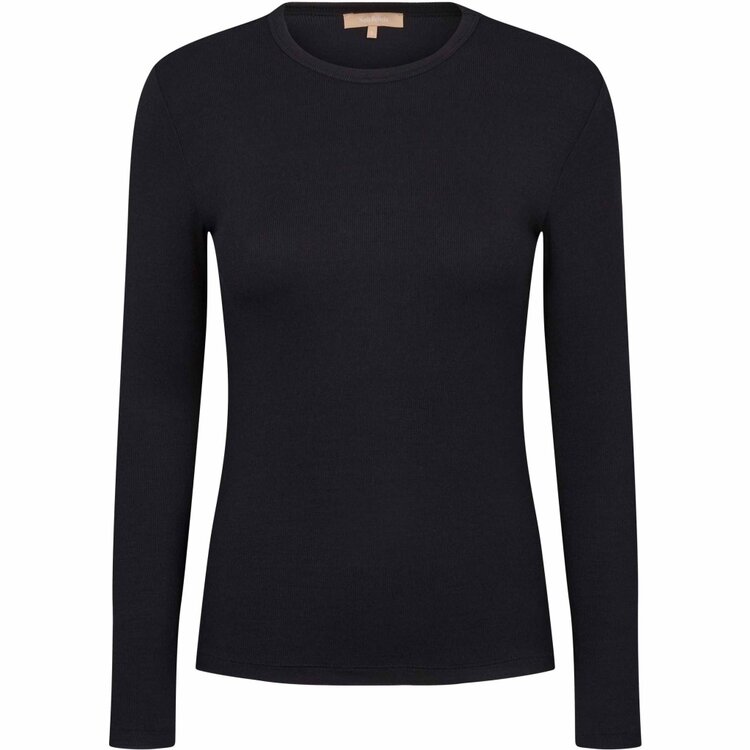 Soft Rebels Fenja O-Neck Top Black