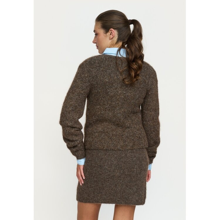 Soft Rebels Camilla Cardigan Knit Demitasse Melange