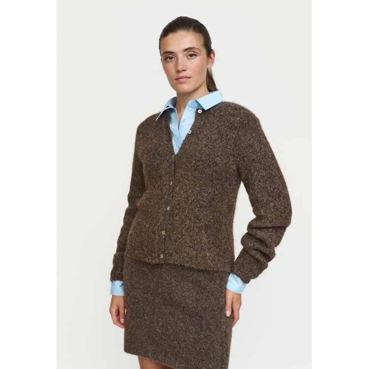 Soft Rebels Camilla Cardigan Knit Demitasse Melange