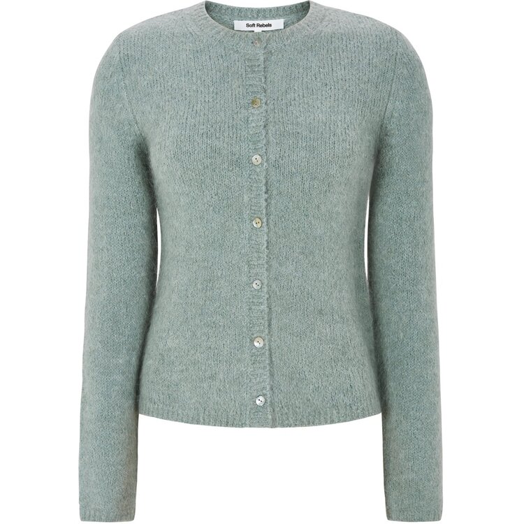 Soft Rebels Camilla Cardigan Knit Puritan