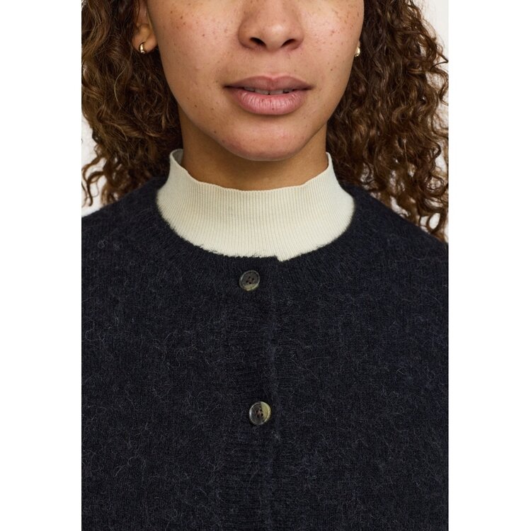 Soft Rebels Allison O-Neck Cardigan Knit Black