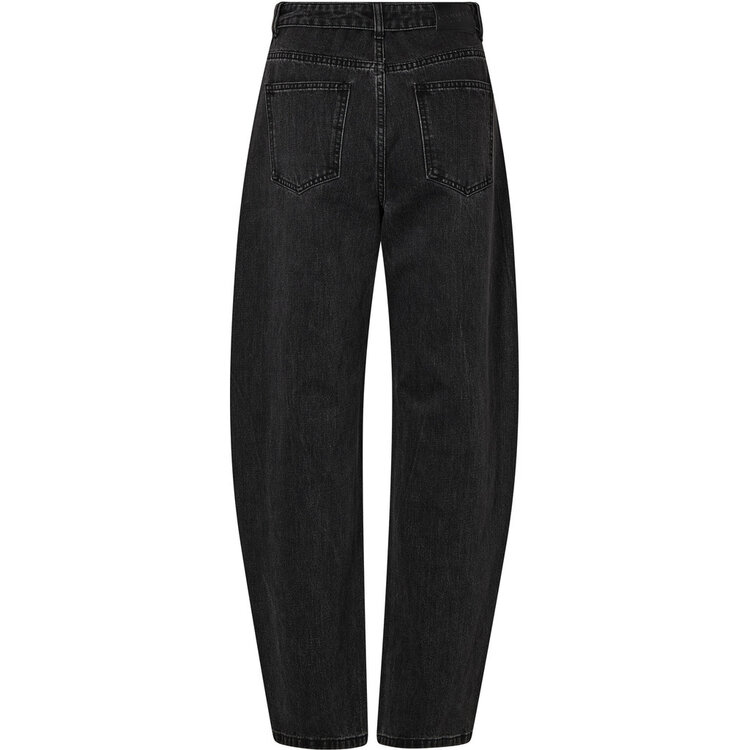 Haute L'Amitié Flip Waist Rivet Tall Jeans Black
