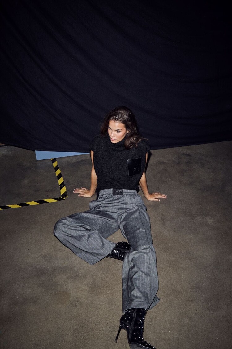 Haute L'Amitié Pin Tailor Track Tall Pant Antracit