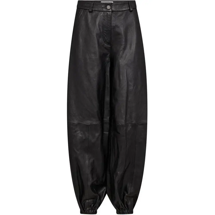 Haute L'Amitié Jasmin Leather Harem Pant Black