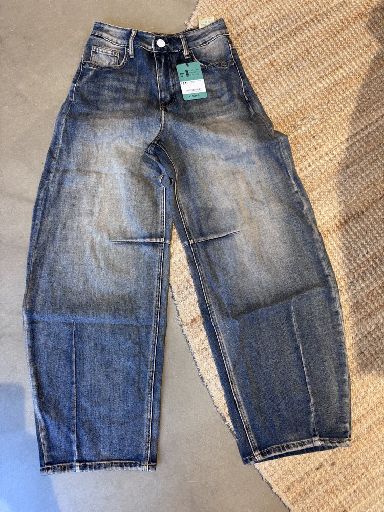 Just be Jolie Nola Barrel Jeans Blue Greige