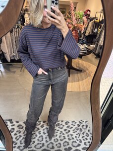 Just be Jolie Savana Barrel Jeans Charcoal Grey