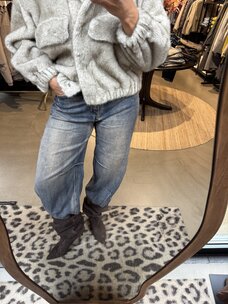 Just be Jolie Nola Barrel Jeans Blue Greige