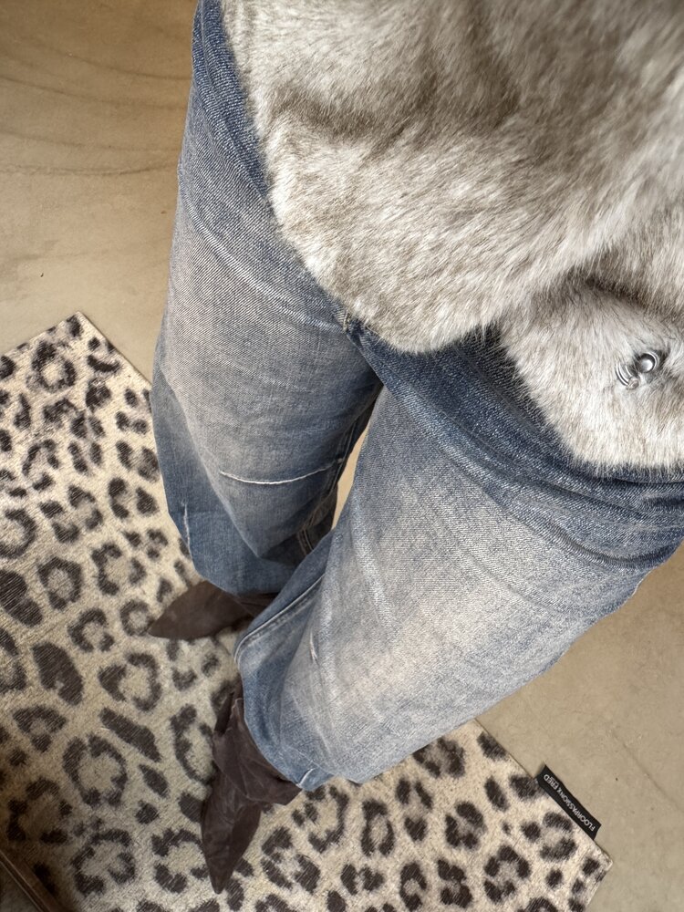 Just be Jolie Nola Barrel Jeans Blue Greige
