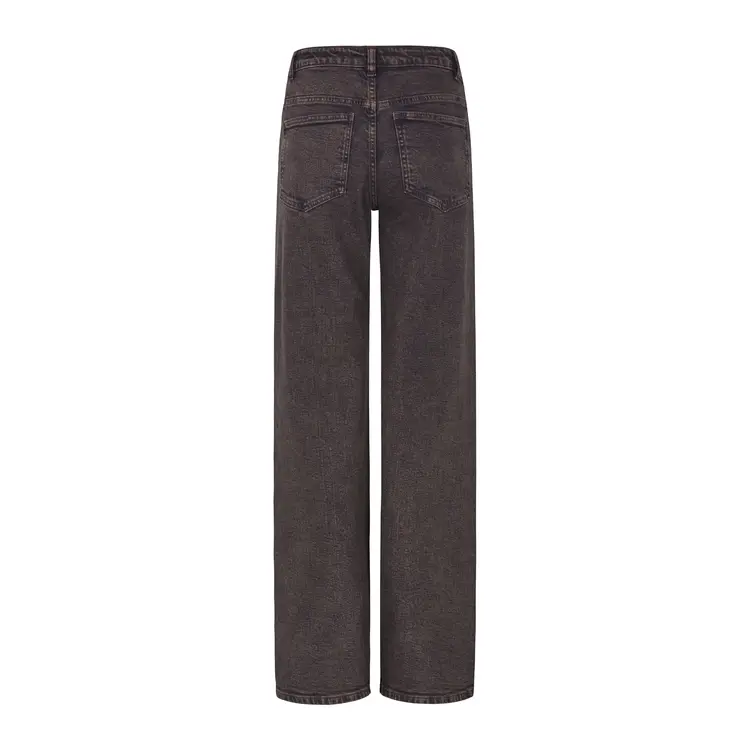 Soft Rebels SREma Willa Midwaist Wide Jeans Chocolate Plum