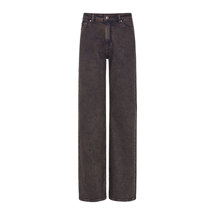 Soft Rebels SREma Willa Midwaist Wide Jeans Chocolate Plum