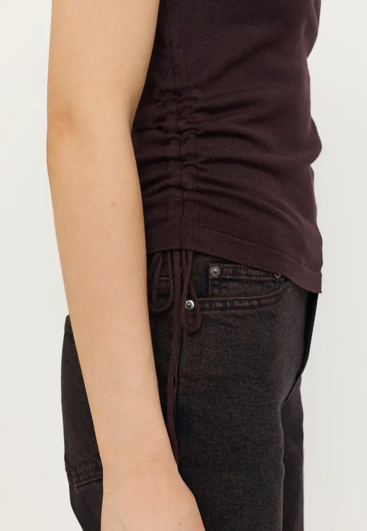 Soft Rebels SRJill SL Knit Chocolate Plum