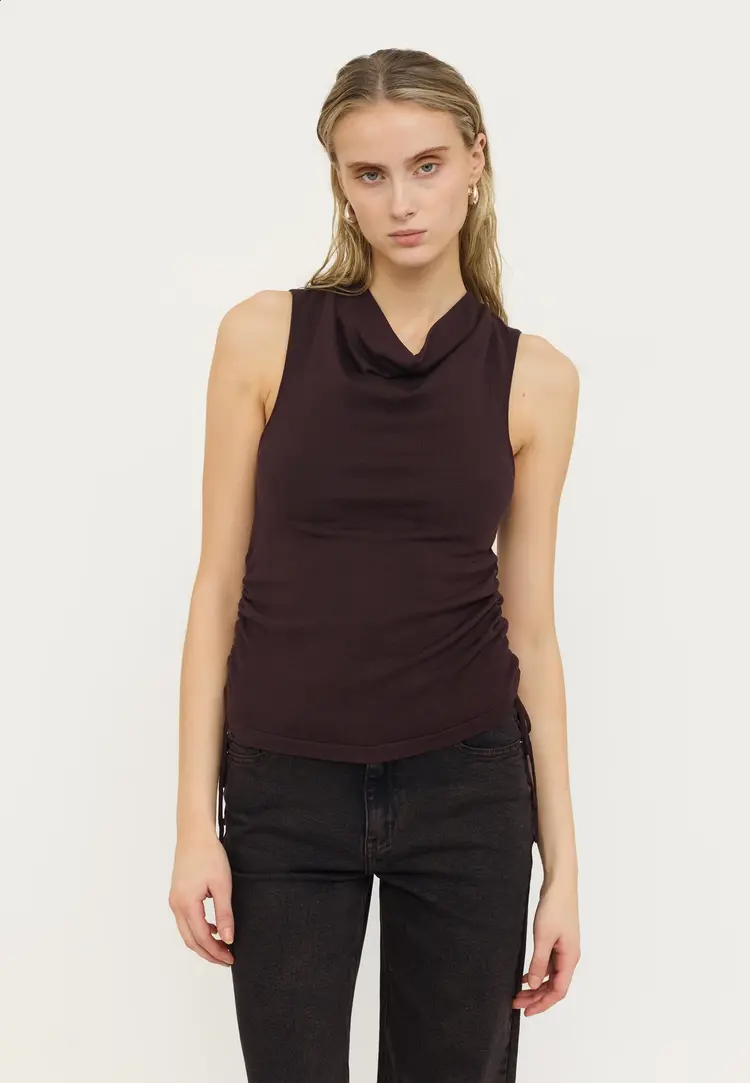 Soft Rebels SRJill SL Knit Chocolate Plum