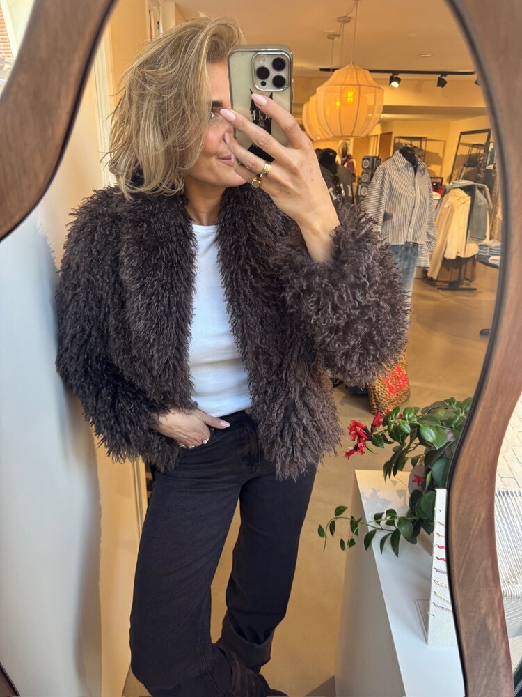 Soft Rebels SREma Willa Midwaist Wide Jeans Chocolate Plum