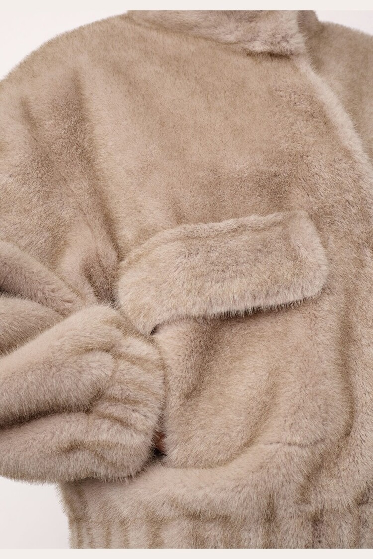 Co'Couture CasioCC Teddy Jacket Light Grey