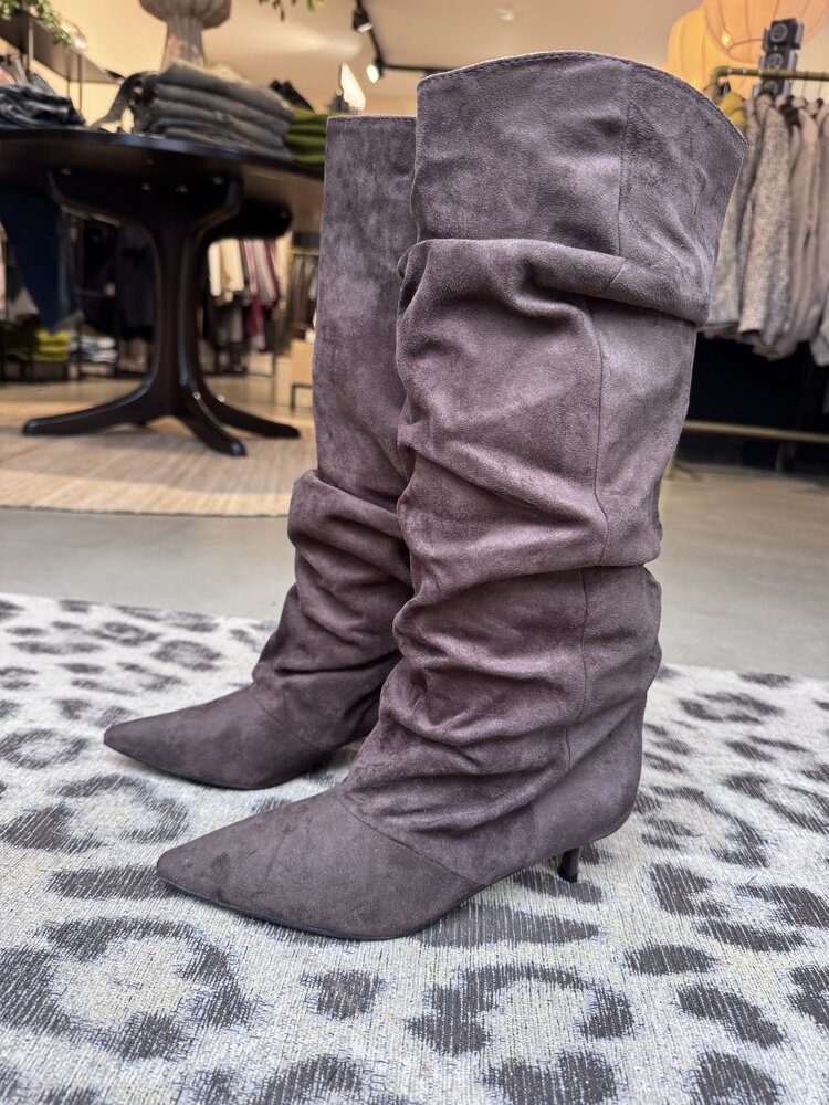 Just be Jolie Slouchy Lotte Boots Dark Brown