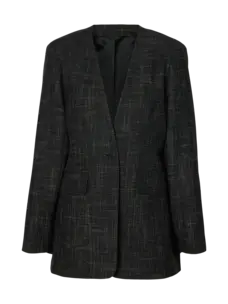 Selected Femme Relaxed Malia Structure Blazer Dark Grey
