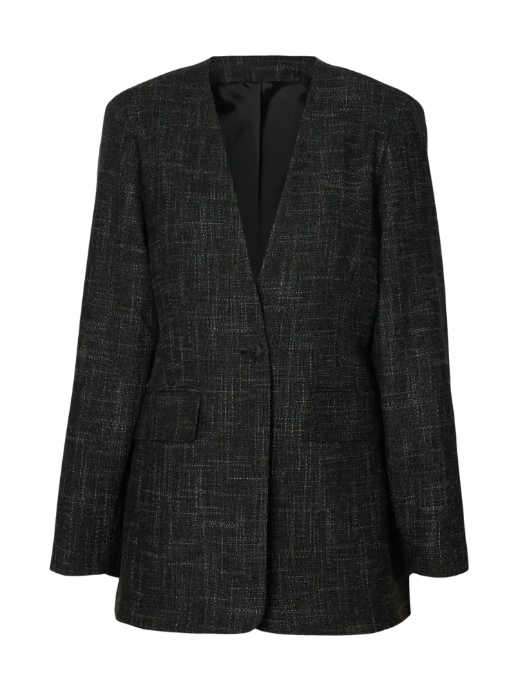 Selected Femme Relaxed Malia Structure Blazer Dark Grey