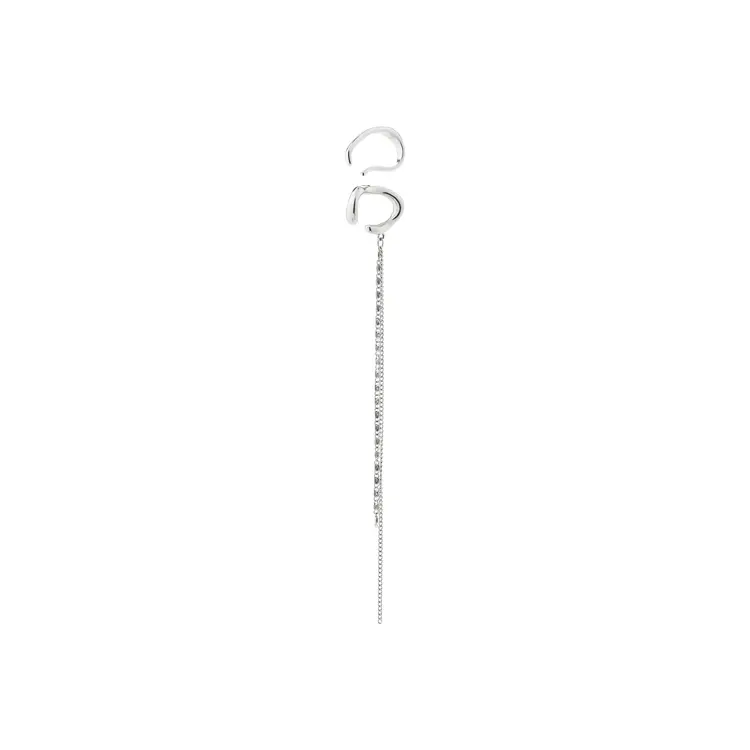 Pilgrim EVON Ear Cuff 2-in-1 Set Silver-Plated