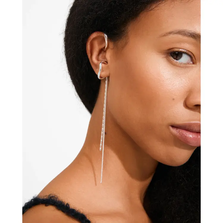 Pilgrim EVON Ear Cuff 2-in-1 Set Silver-Plated