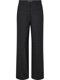 Haute L'Amitié Smokey Check Plain Tall Pant Antracit