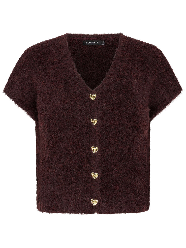 Ydence Knitted Cardigan Rochelle Plum