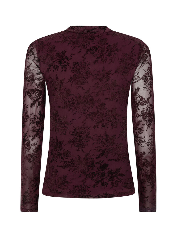 Ydence Top Anouk Burgundy