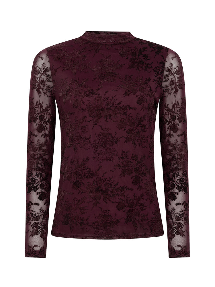 Ydence Top Anouk Burgundy