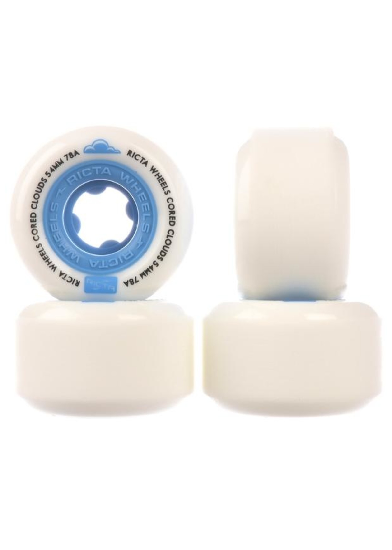 Ricta Wheels Cored Clouds BLue 78A 54mm