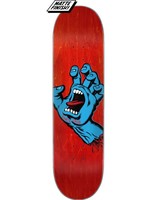 Santa Cruz 8.0" Screaming Hand Skataboard Deck Red