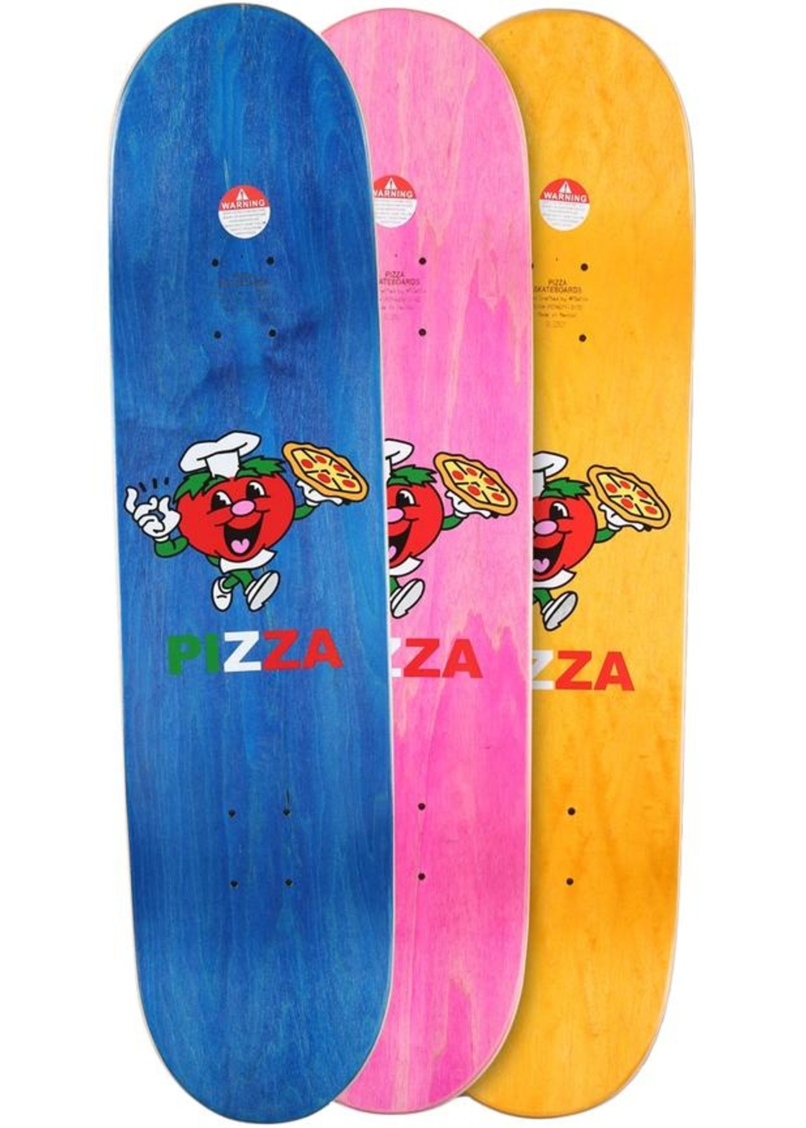 Pizza 8.25" Postcard Skateboard Deck