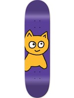 Meow 7.75" Big Cat Skateboard Deck Purple