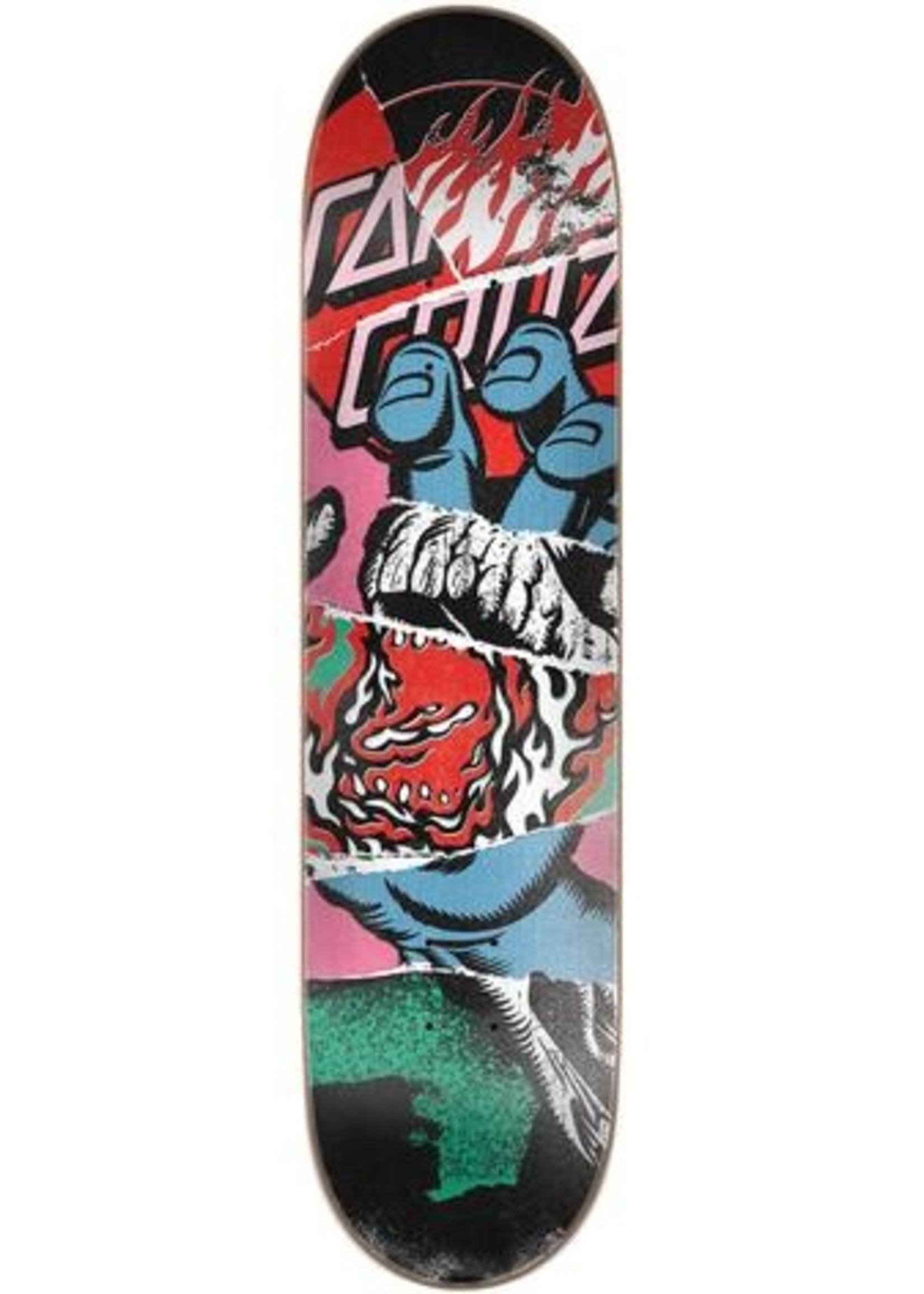 Santa Cruz 7.75" Hand Misprint Everslick Skateboard Deck