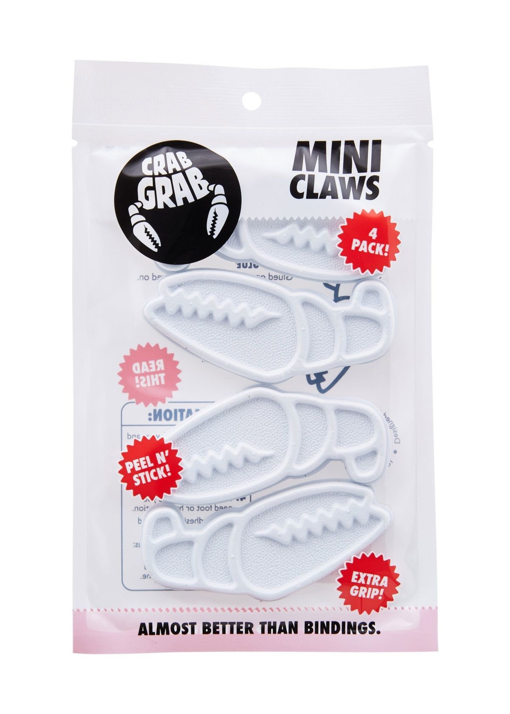 Crab Grab Traction Pad Mini Claws White