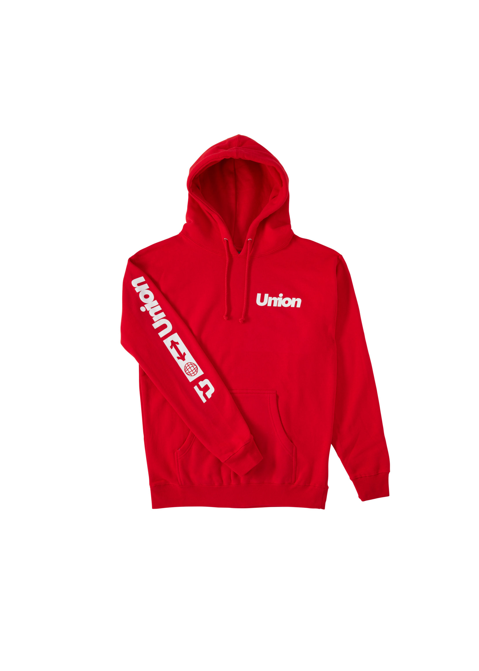 Union Global Hoodie Red